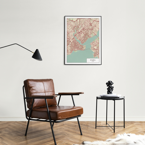 Create Your Custom Tech-Style Istanbul Map Poster – Vibrant, Personal & Stylish