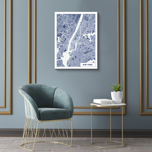 Create Your NYC TECH Style Map – Personalize Your Stylish City Poster