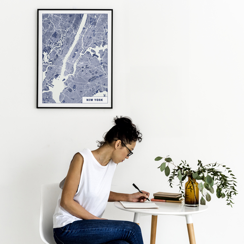 Create Your NYC TECH Style Map – Personalize Your Stylish City Poster